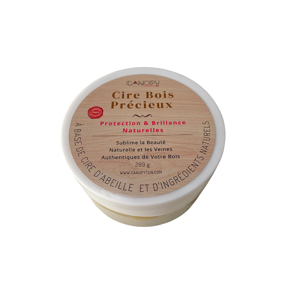 Cire Bois Précieux Canopy – Cire pour nourrir et protéger le bois, en pot de 200g