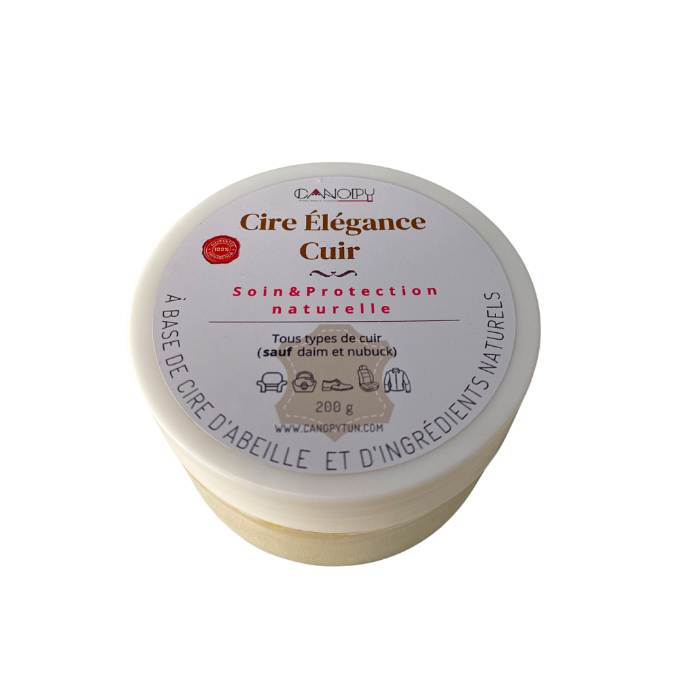 Cire Élégance Cuir CANOPY – Soin nourrissant et protecteur pour cuir