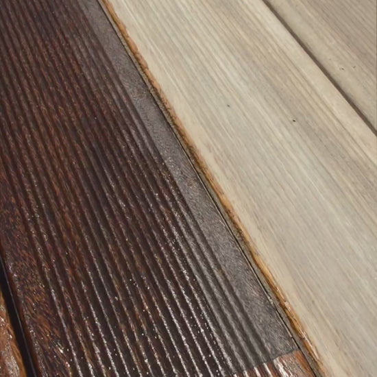 Application du saturateur bois CANOPY – Teinte Douce Naturelle, pour nourrir, protéger et rehausser l’aspect naturel du bois extérieur
